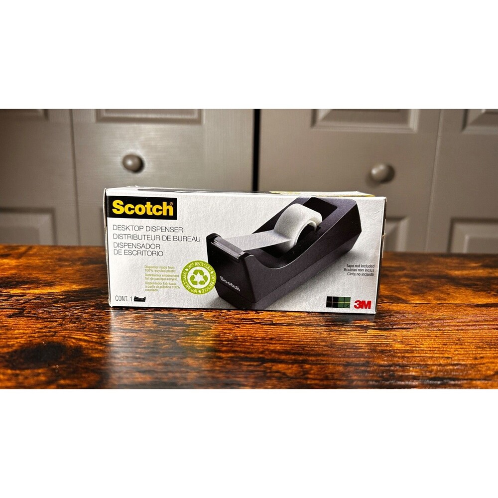 Desktop Tape Dispenser Office Desk Scotch Packaging Cutting Core Holder 1 Pack